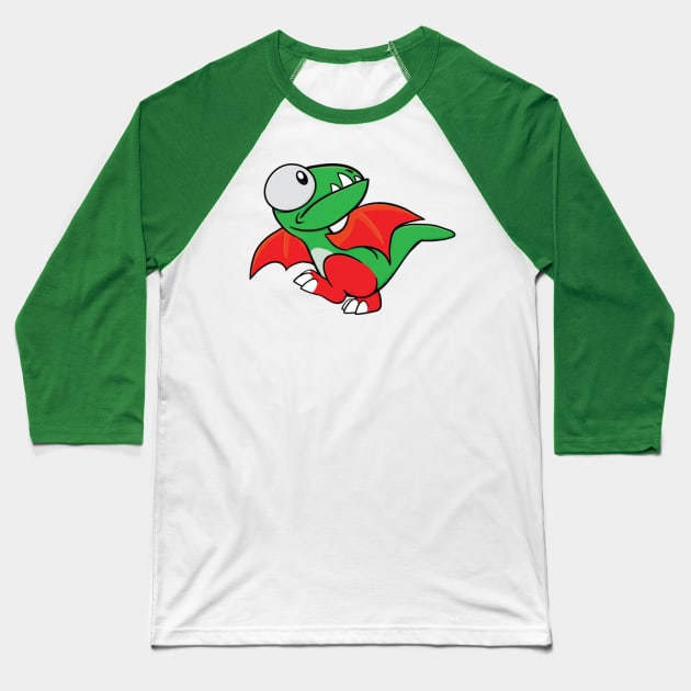 Dirt Wyvern Baseball T-Shirt by fygar